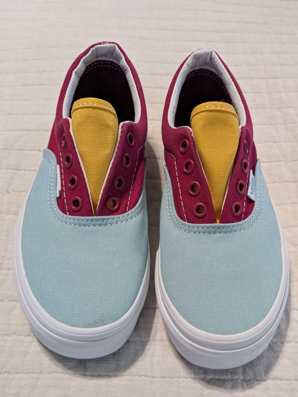 Vans Kids Colorblock Slip-On Sneakers